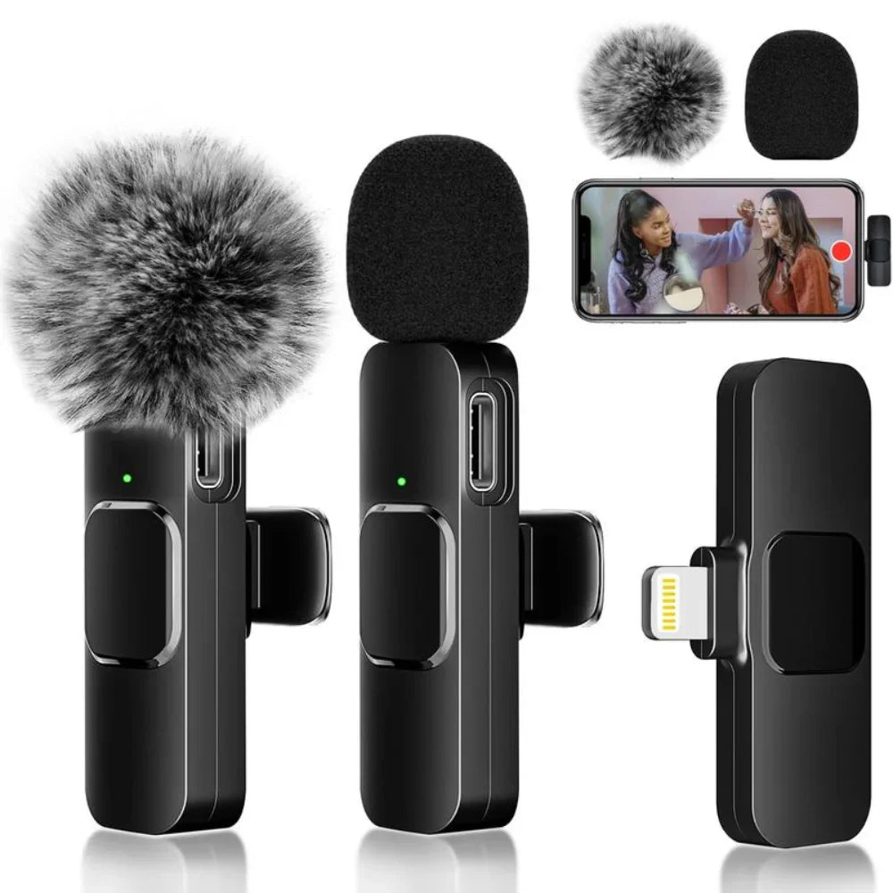 Mini Wireless Clip-on Mics