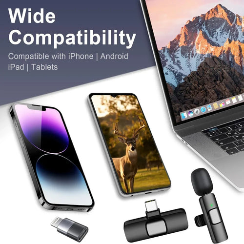 Mini Wireless Clip-on Mics